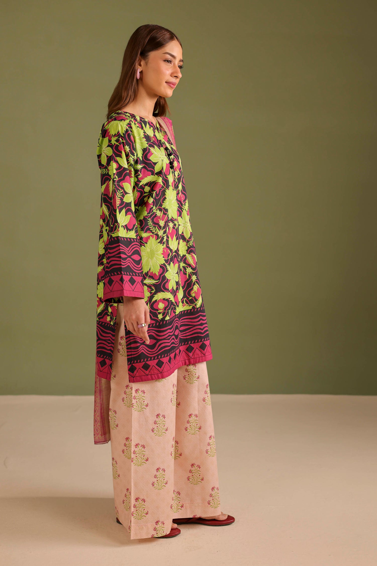 3PC Printed Lawn Suit - 42720