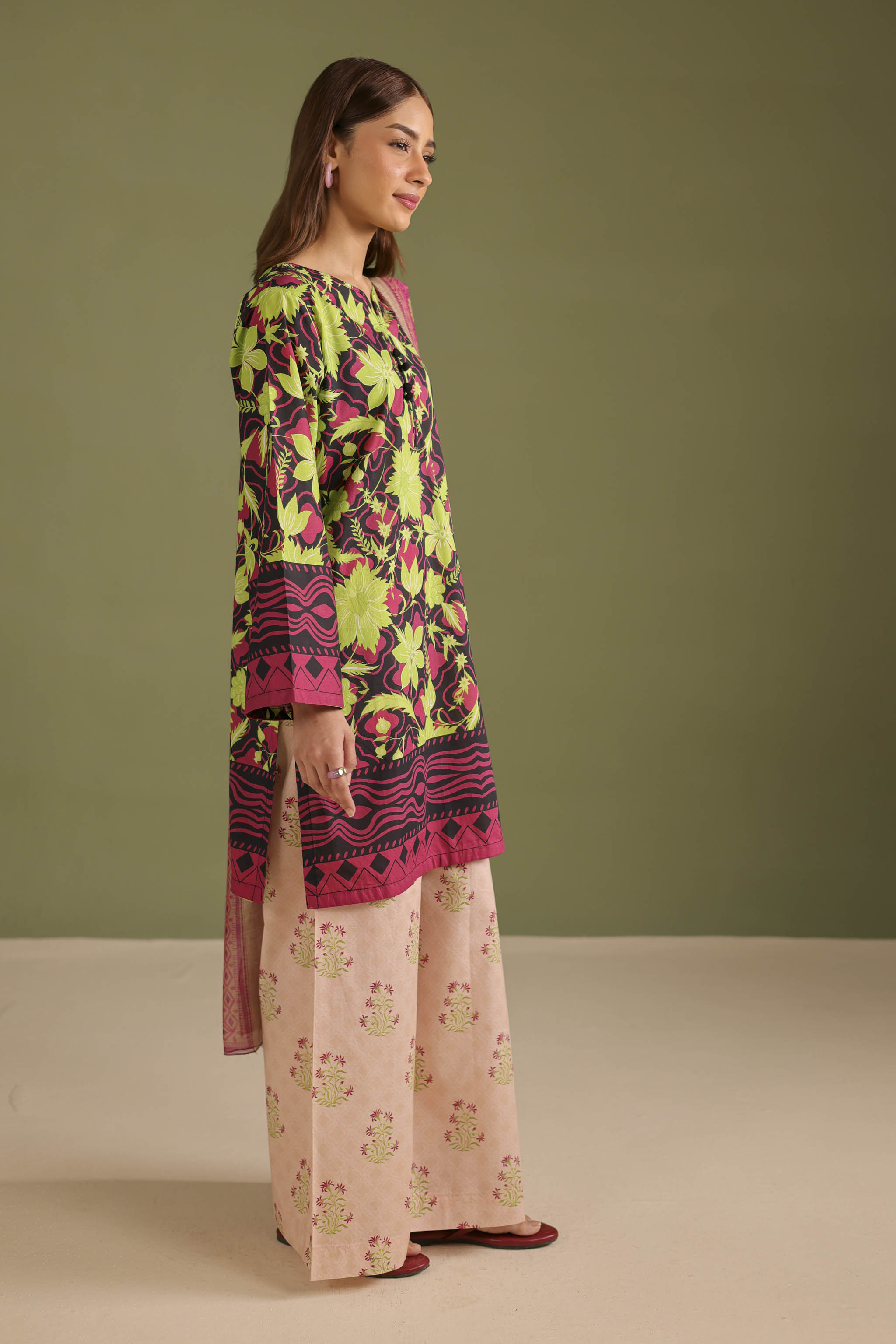 3PC Printed Lawn Suit - 42720