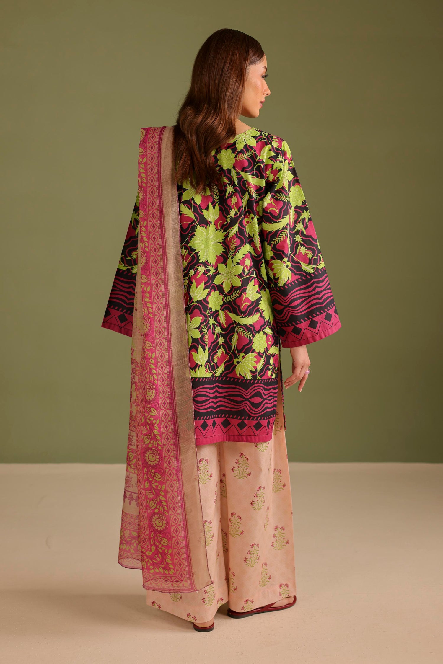 3PC Printed Lawn Suit - 42720