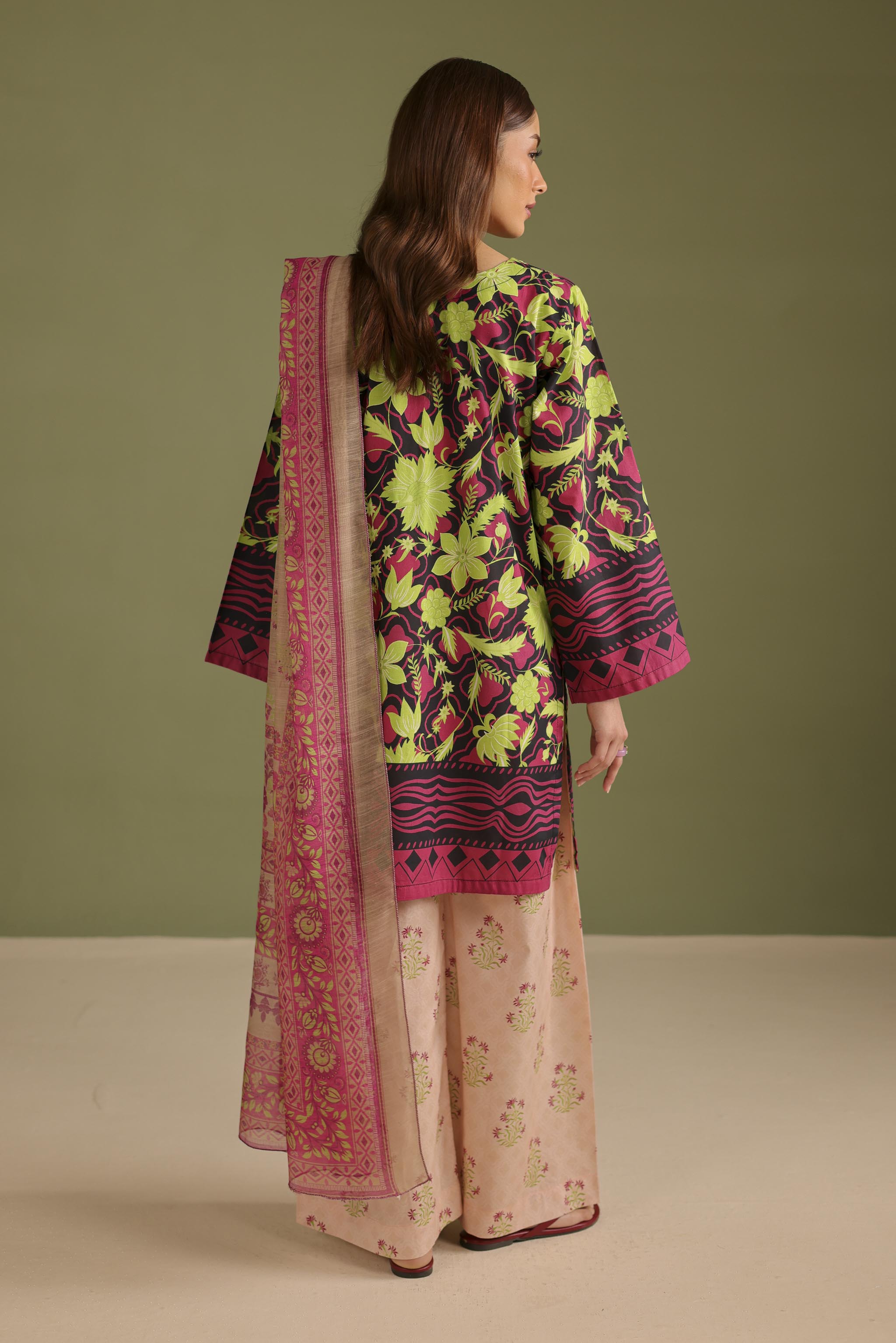 3PC Printed Lawn Suit - 42720