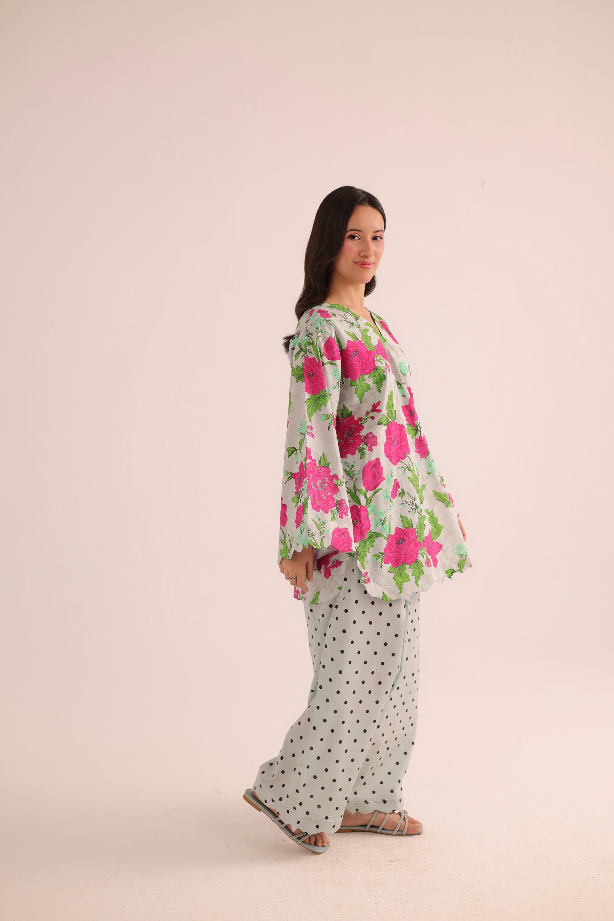 2PC Summer Lawn Dress- PRT L42203