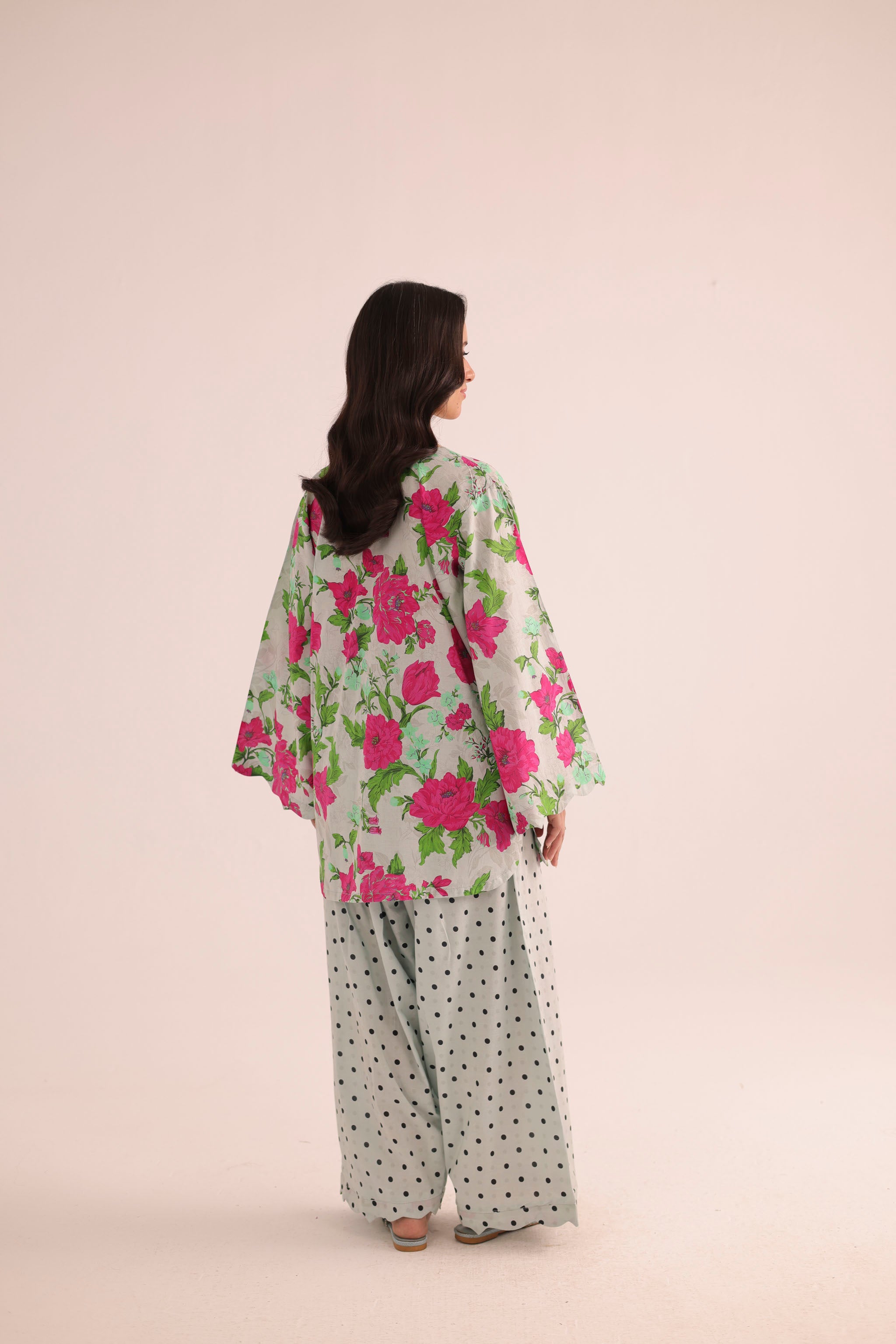 2PC Summer Lawn Dress- PRT L42203