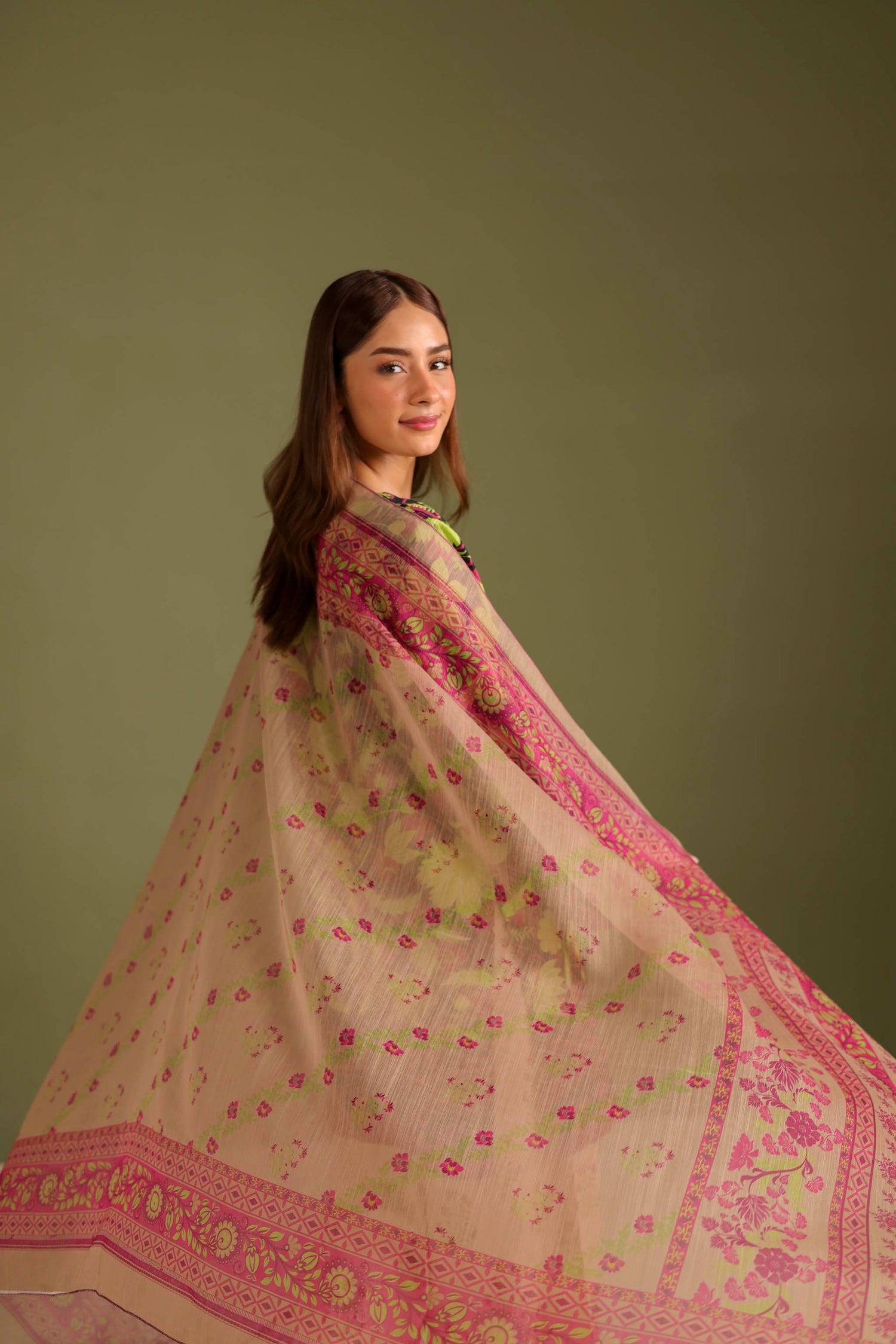3PC Printed Lawn Suit - 42720