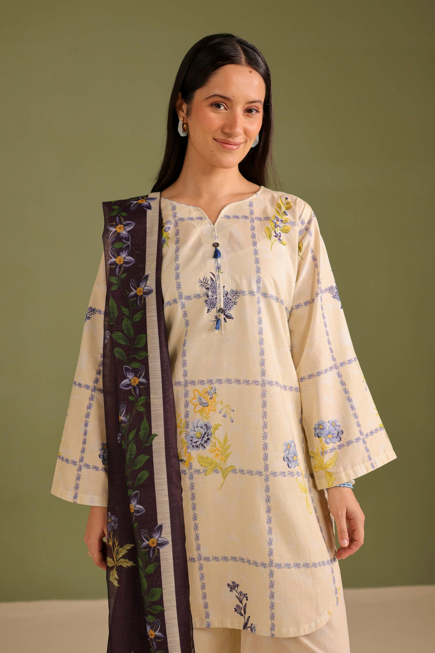 3PC Printed Lawn Suit - 42668