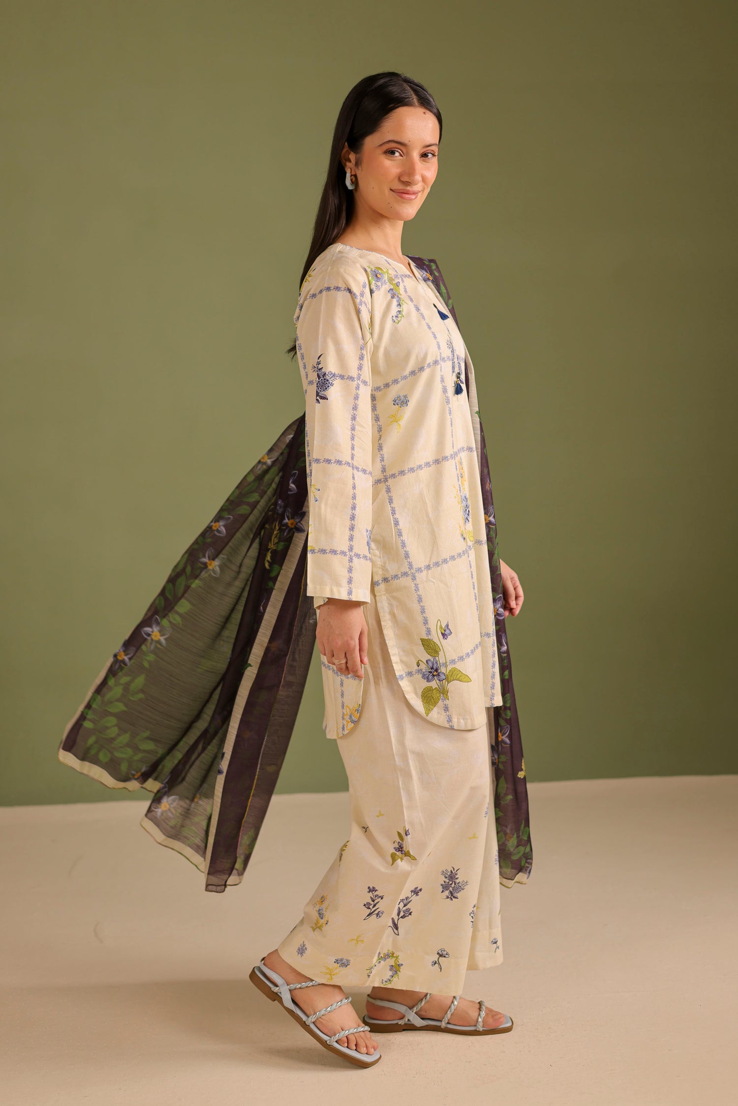 3PC Printed Lawn Suit - 42668