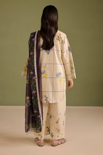 3PC Printed Lawn Suit - 42668