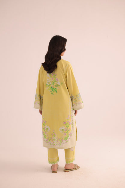 2PC Summer Lawn Dress- PRT L42725