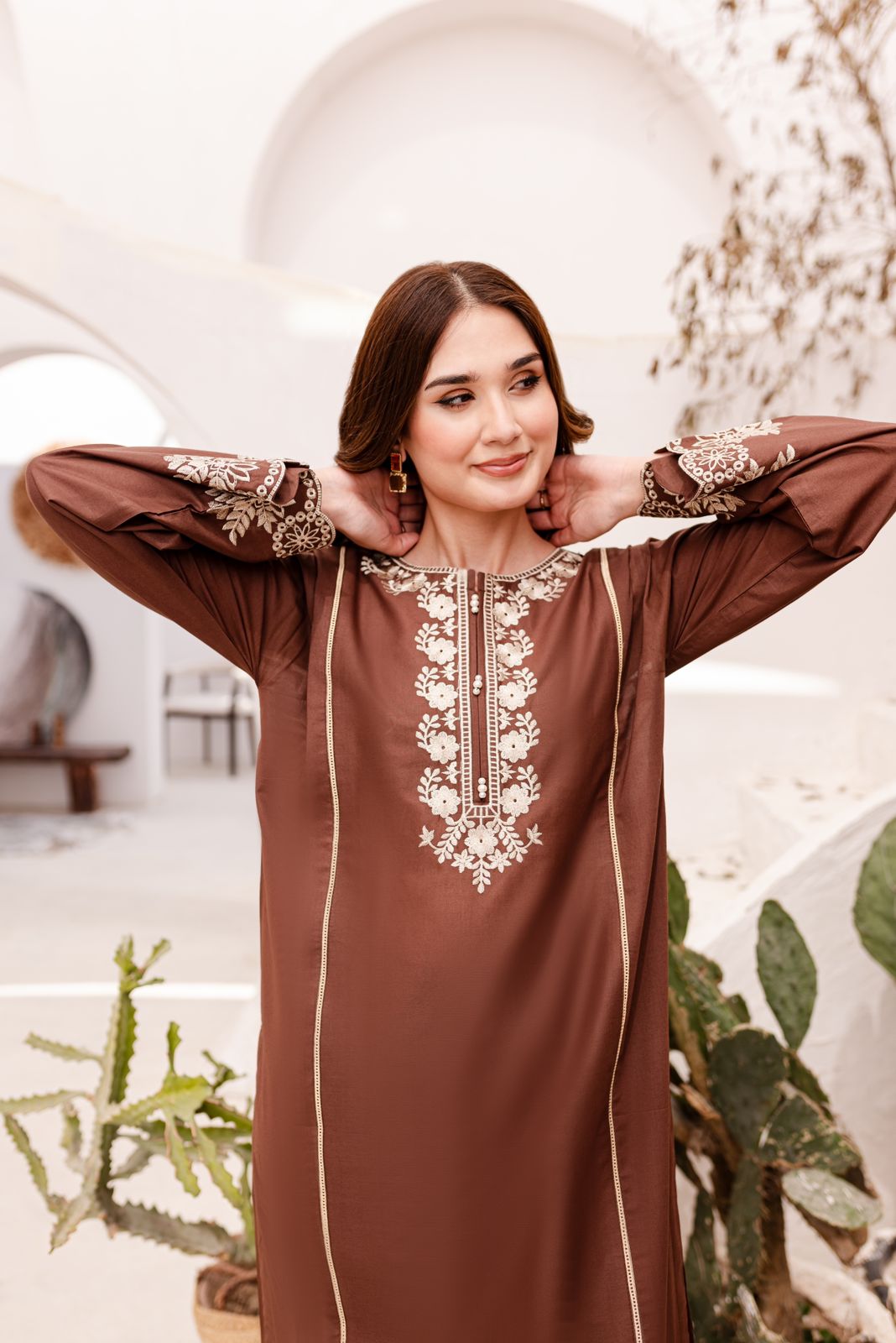 Lawn 2PC Embroidered Dress-1049