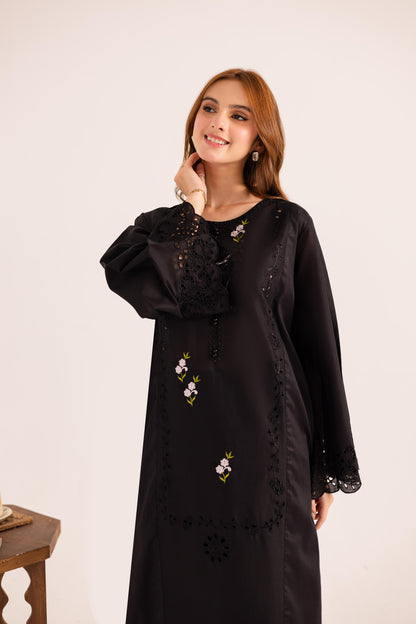 2PC Embroidered Dress - 1121