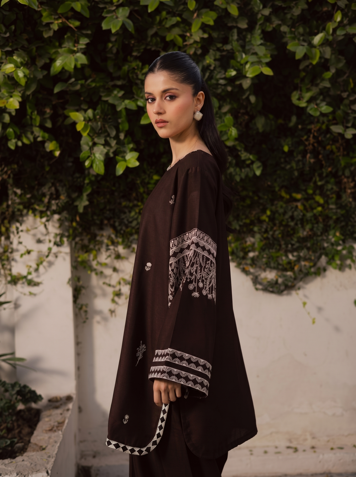 2PC Summer Embroidered Dress - 1220