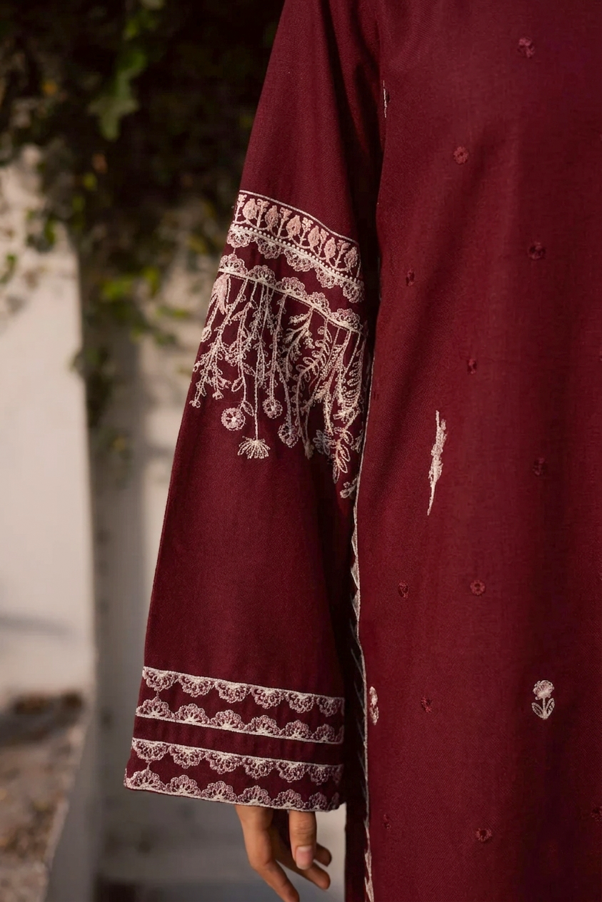 2PC Summer Embroidered Dress - 1221