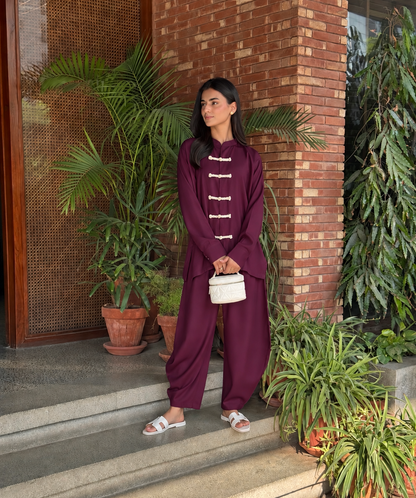 Mandarin Set - Dark Plum