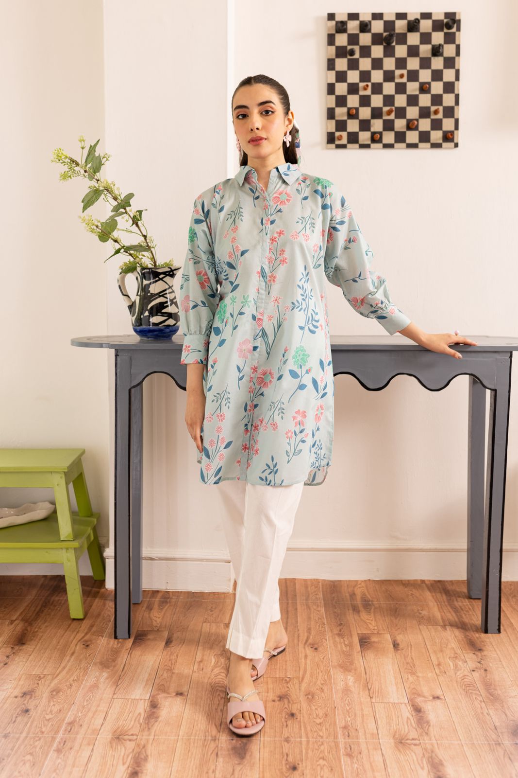 1PC Printed Kurta - PK48