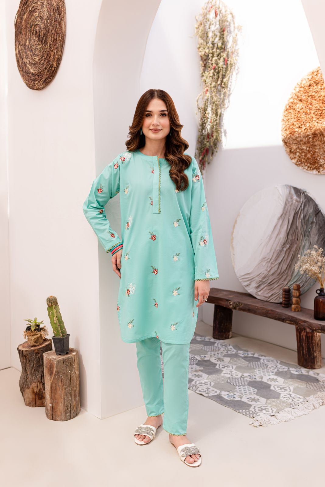 Lawn 2PC Embroidered Dress-1062