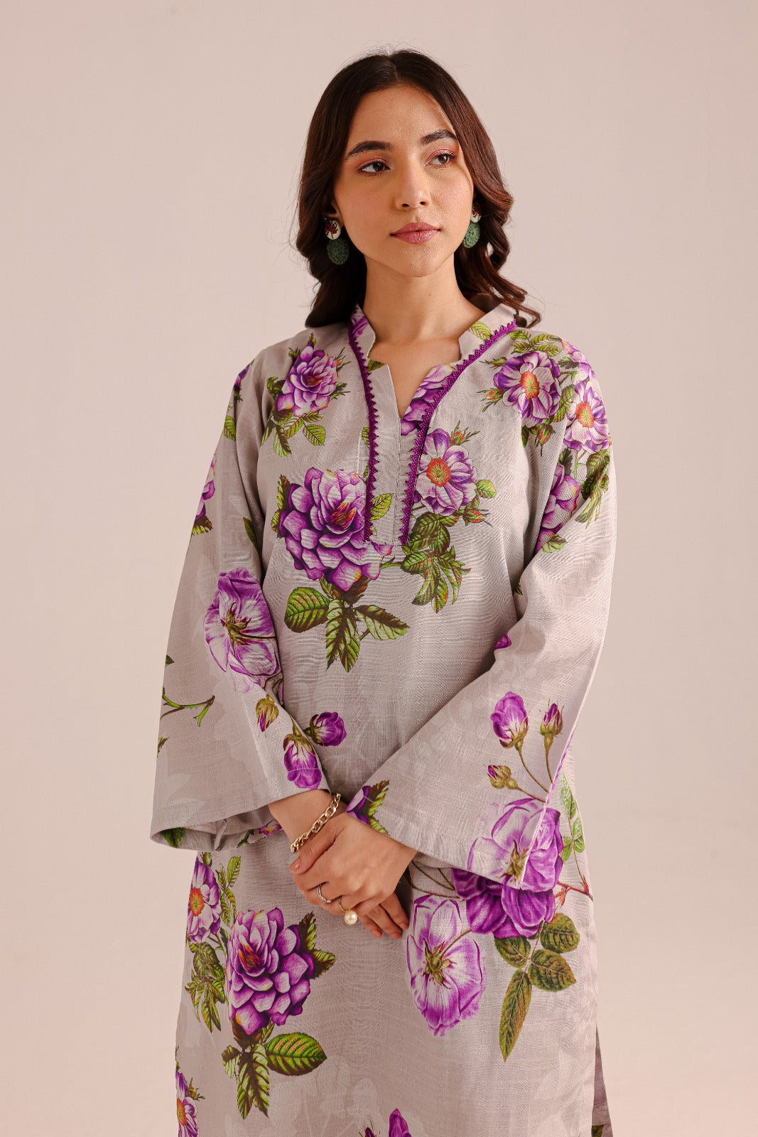 2PC Unstitched Light Khaddar - PRT1044