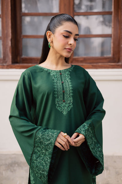 2PC Winter Embroidered Dress-1182