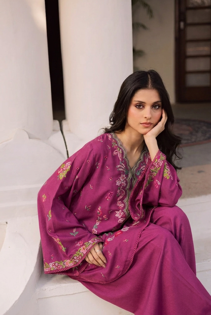 2PC Summer Embroidered Dress - 1222