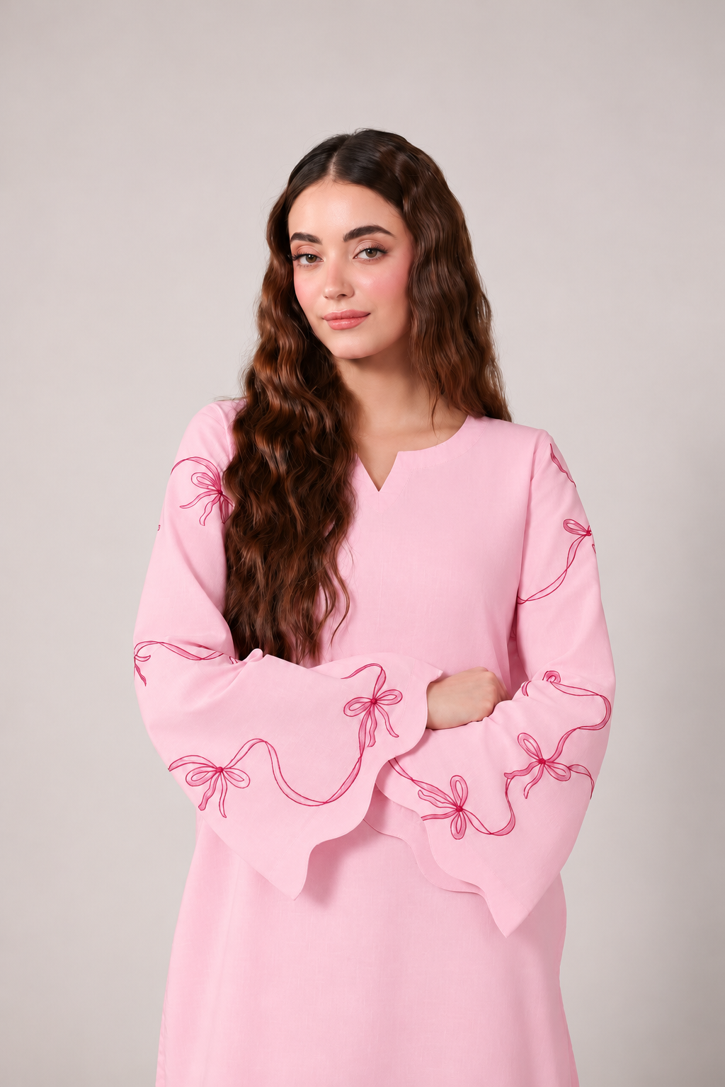 2PC Embroidered Pret - 1298