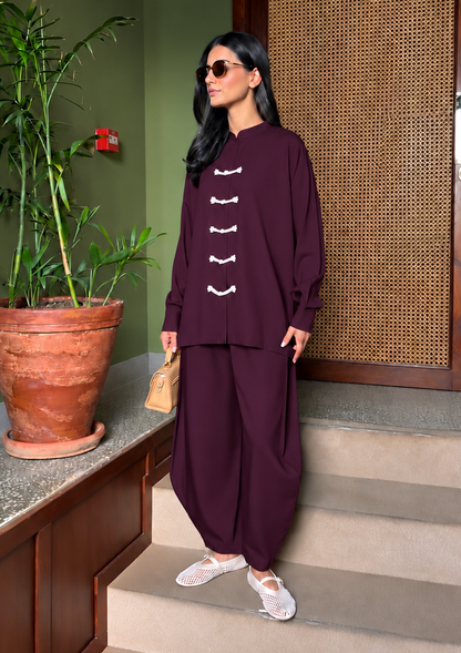 Mandarin Set - Dark Plum
