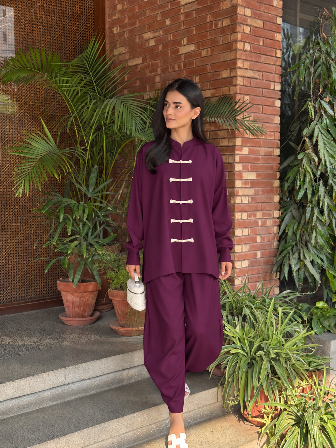 Mandarin Set - Dark Plum