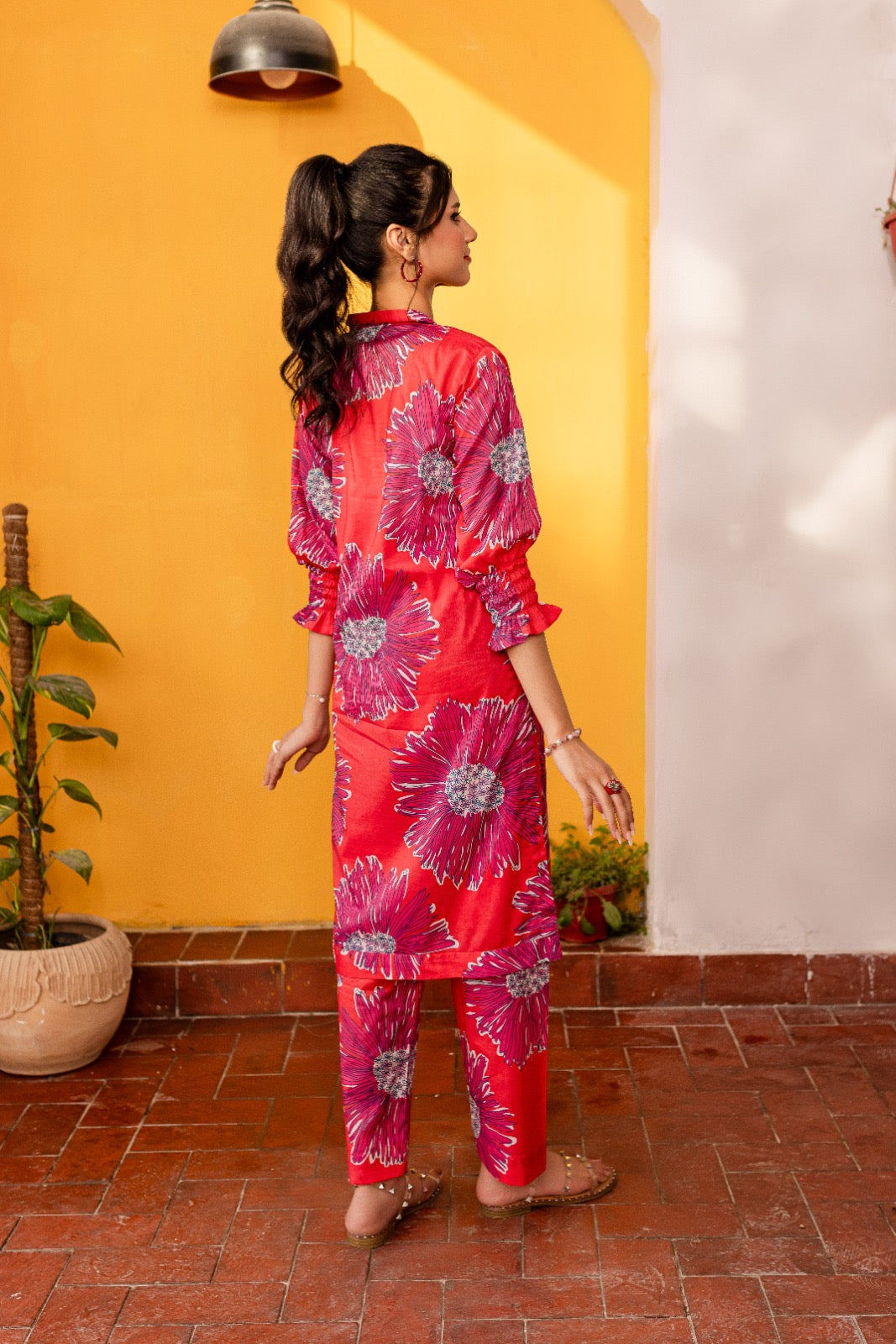 Unstitched 2PC Lawn Suit- PRT023