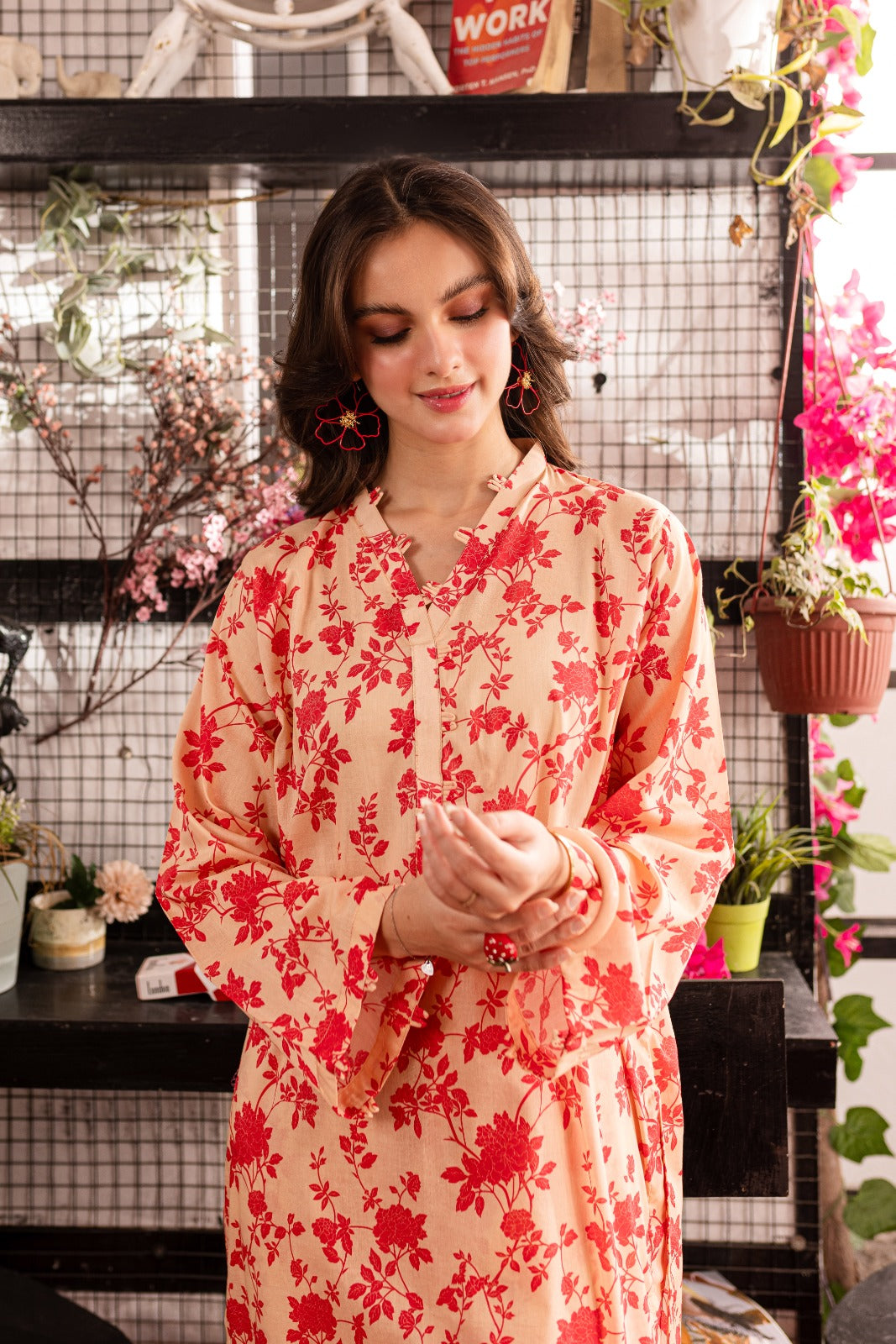 Unstitched 2PC Lawn Suit- PRT021