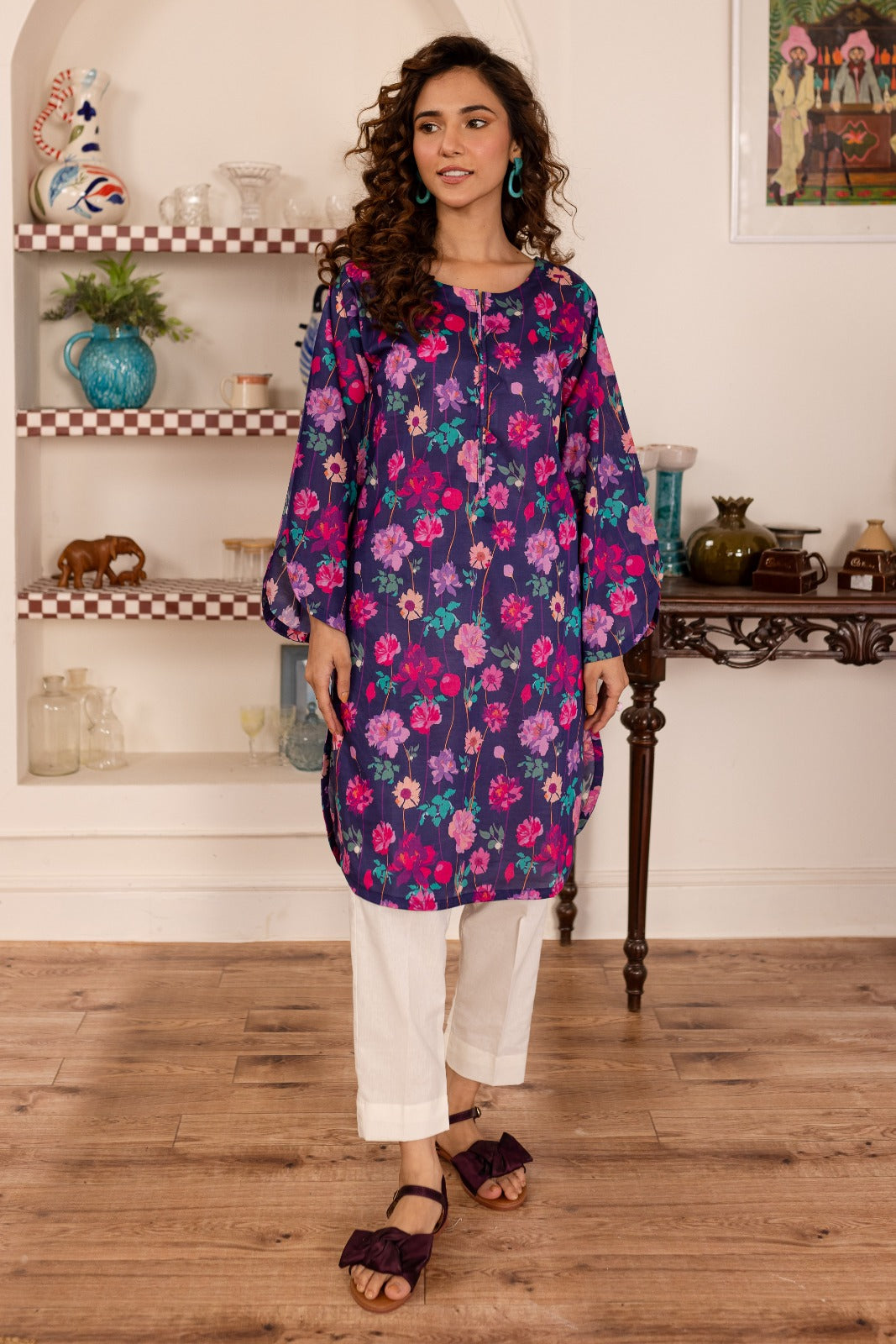 1PC Printed Kurti - PK13