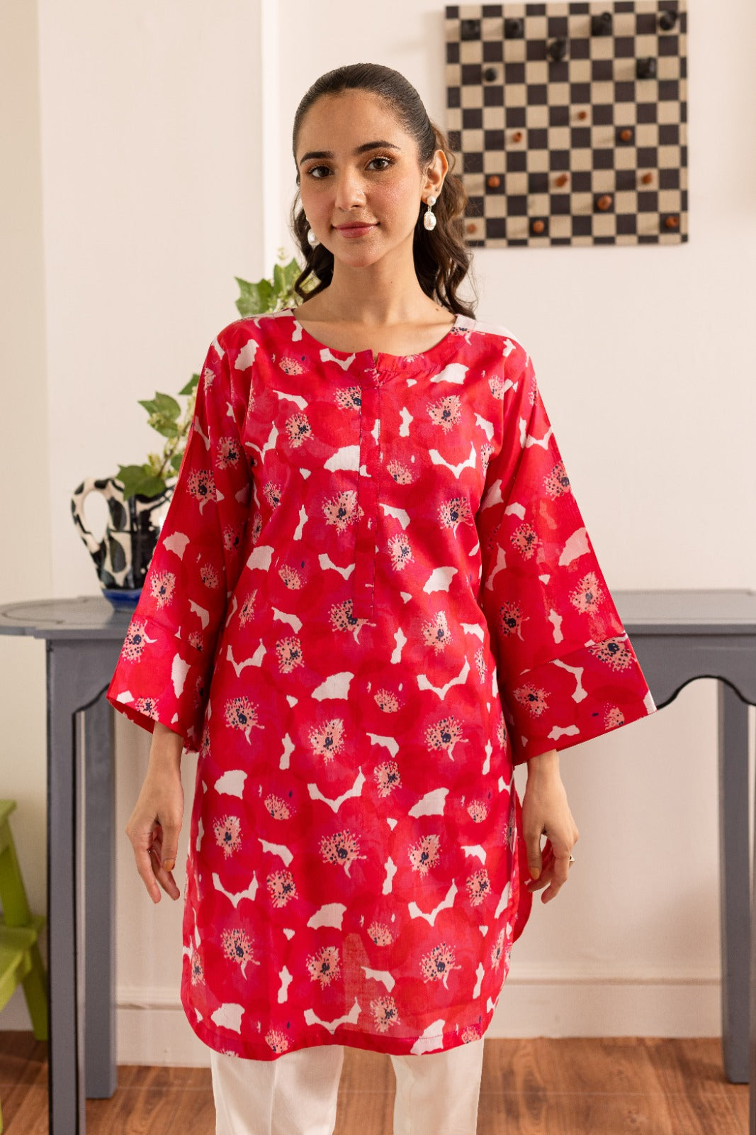 1PC Printed Kurti - PK03