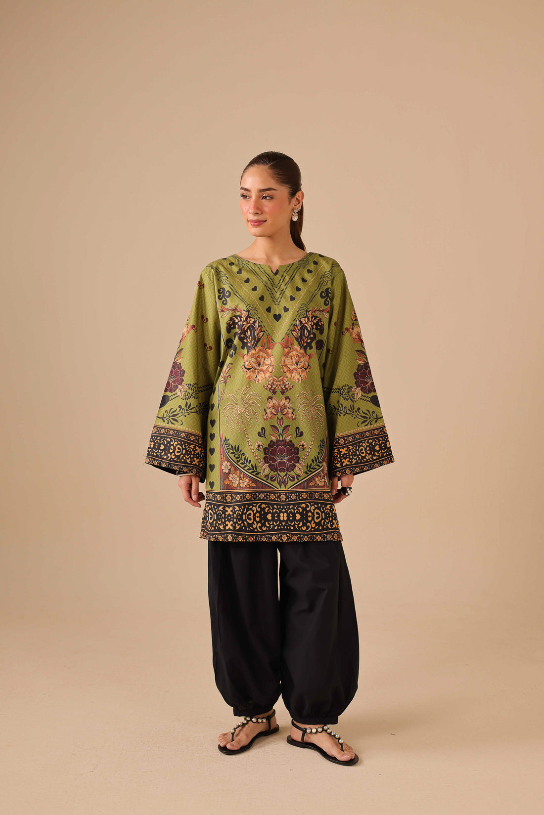 1PC Printed Lawn Kurta - PRT L43300