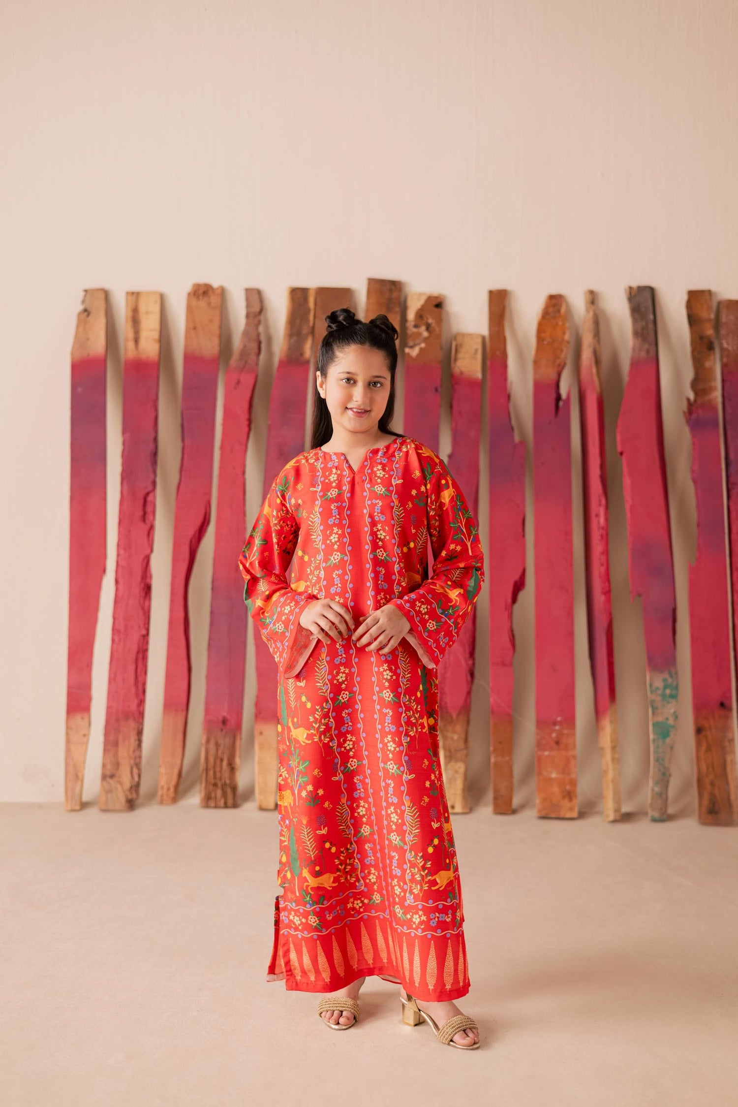 KF03-Kids Summer Kaftan
