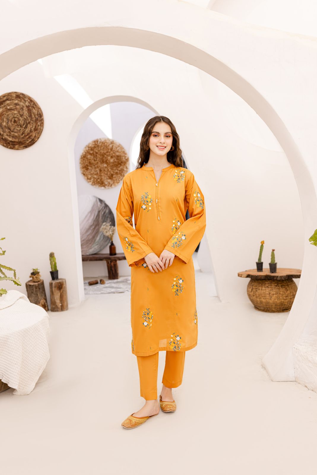 Lawn 2PC Embroidered Dress-1061