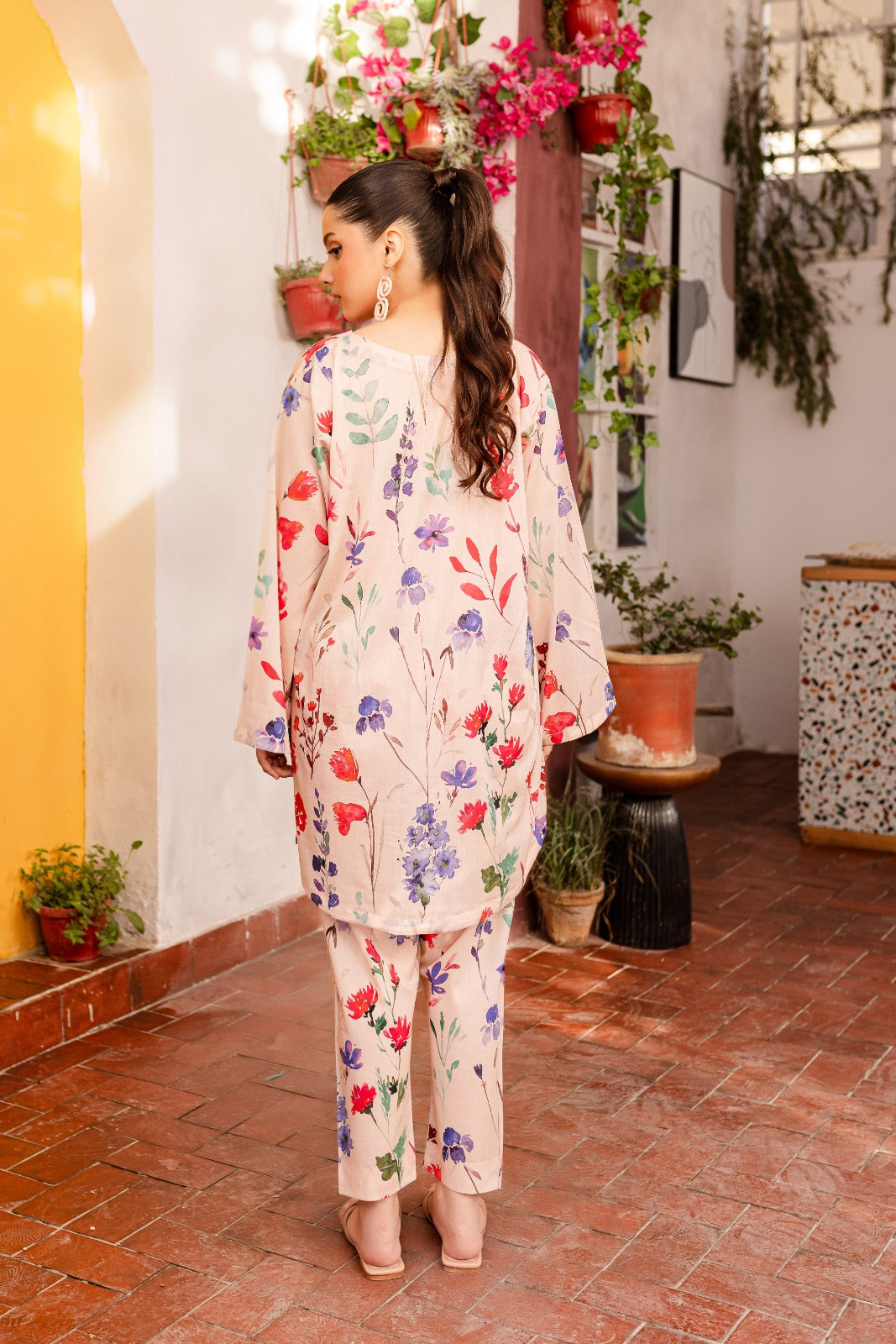 Unstitched 2PC Lawn Suit- PRT029