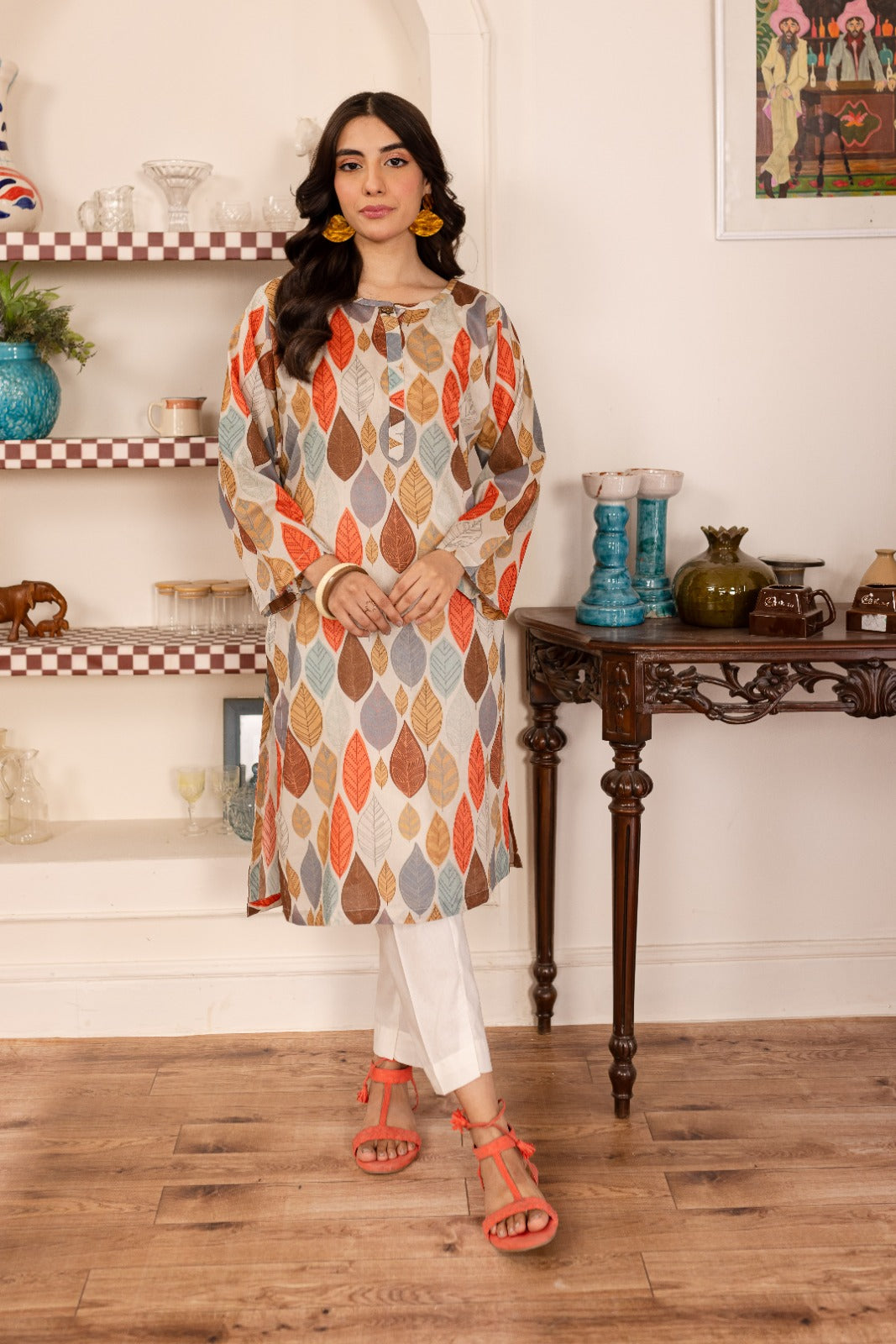 1PC Printed Kurti - PK20