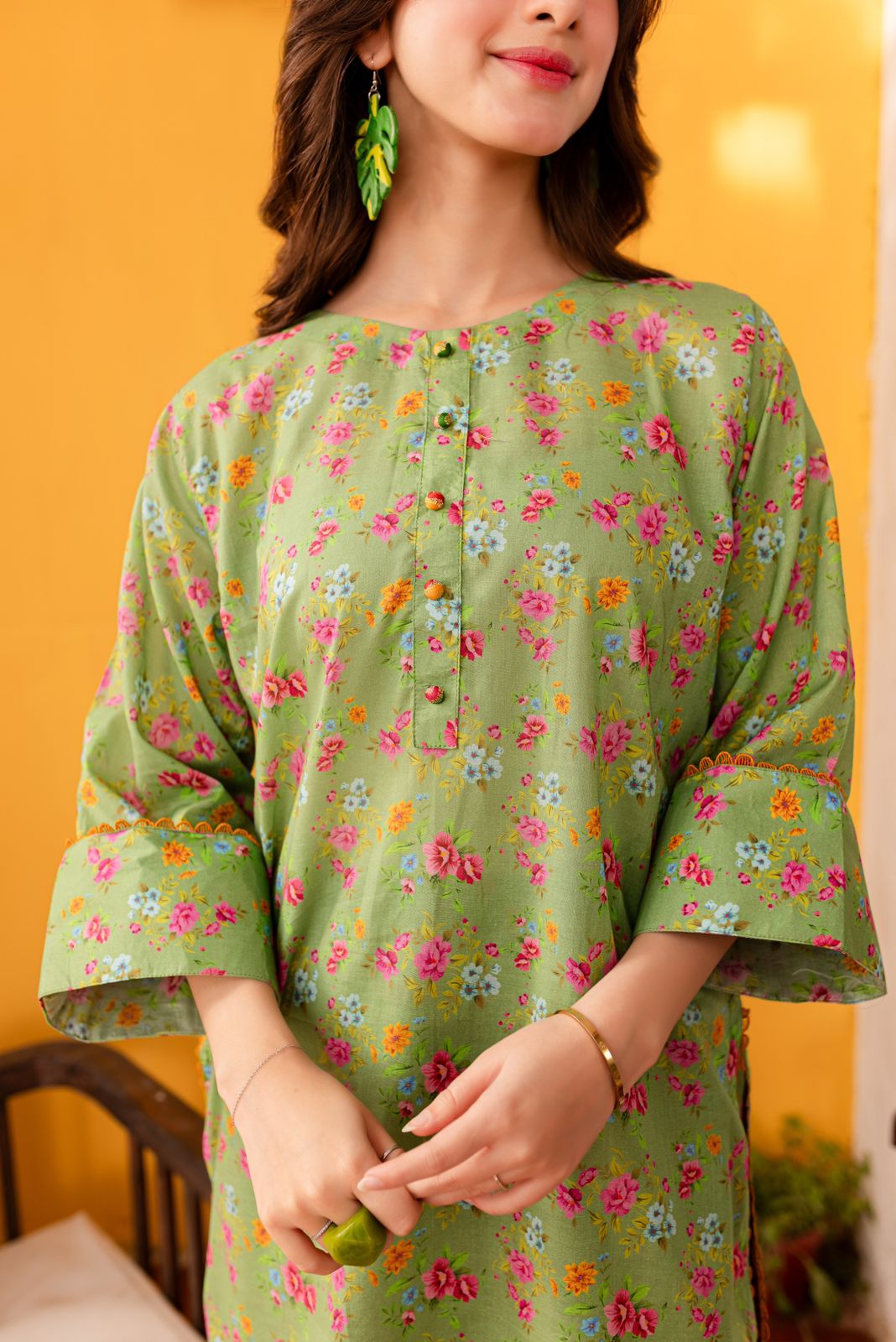 Stitched Lawn 2PC Suit - PRT013