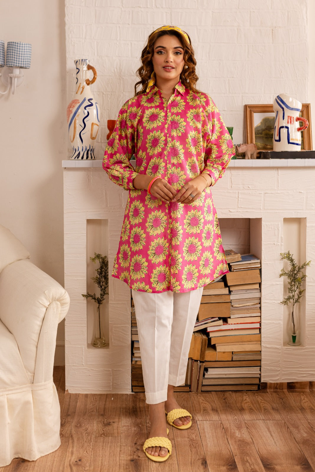 1PC Printed Kurta - PK49