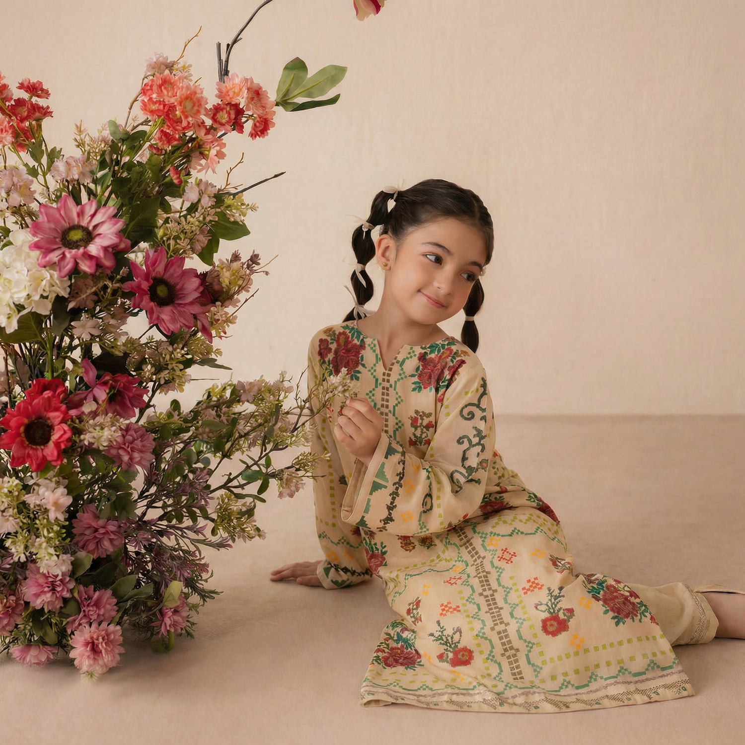 KF21-Kids Summer Kaftan