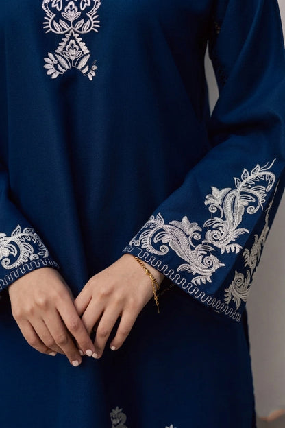 2PC Summer Embroidered Dress - 1219