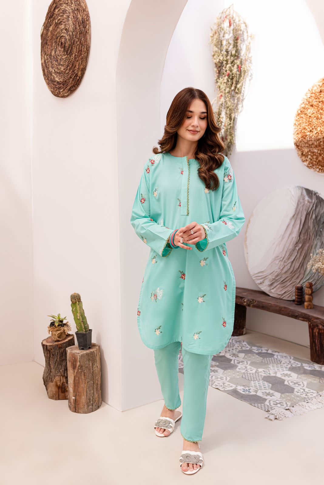 Lawn 2PC Embroidered Dress-1062