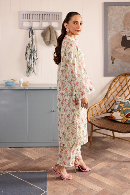 Unstitched 2PC Lawn - PRT055