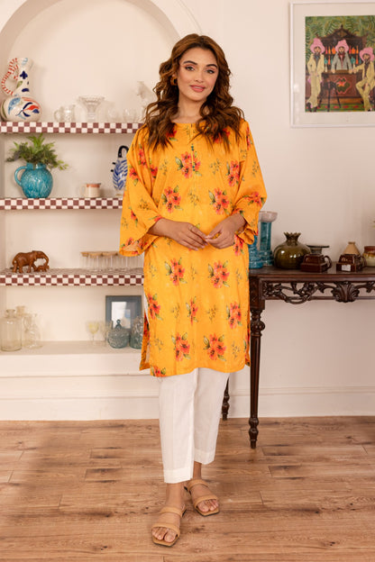 1PC Printed Kurta - PK43