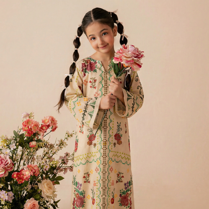 KF21-Kids Summer Kaftan