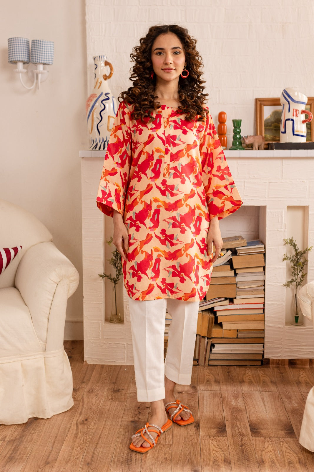 1PC Printed Kurti - PK01