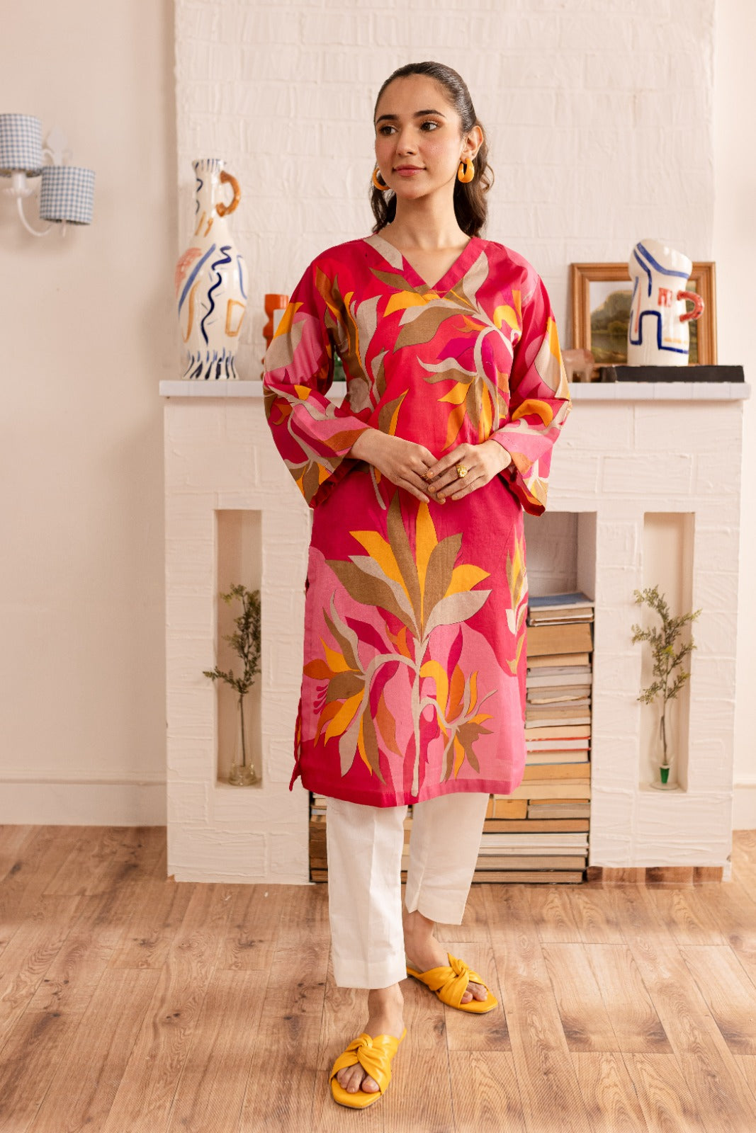 1PC Printed Kurta - PK31