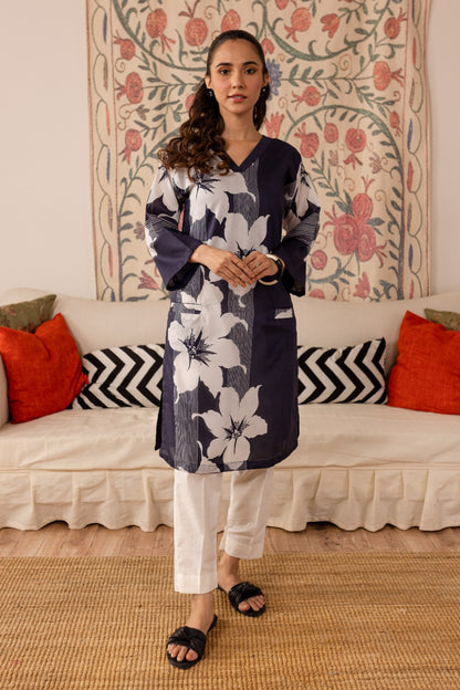 1PC Printed Kurta - PK32