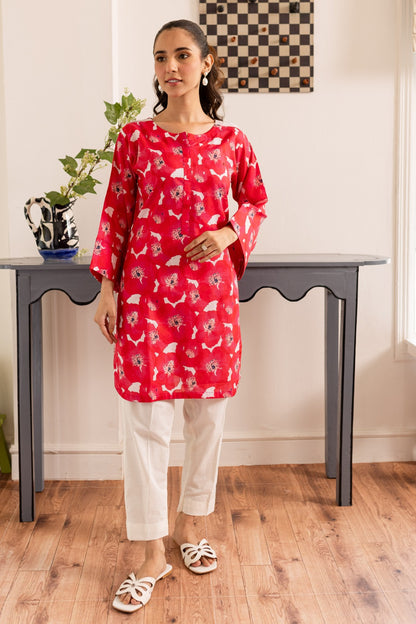 1PC Printed Kurti - PK03