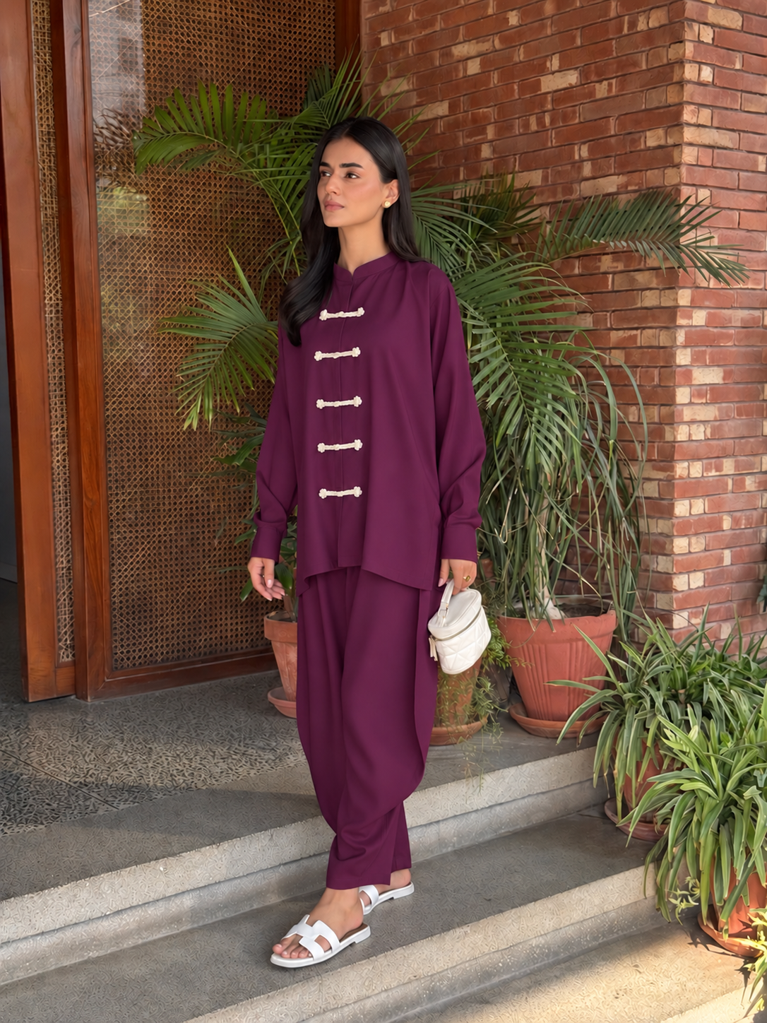 Mandarin Set - Dark Plum