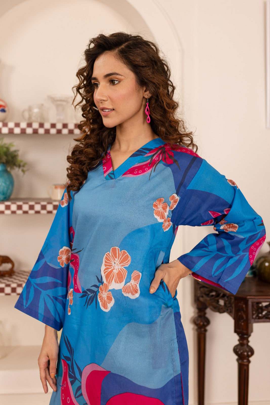 1PC Printed Kurta - PK33