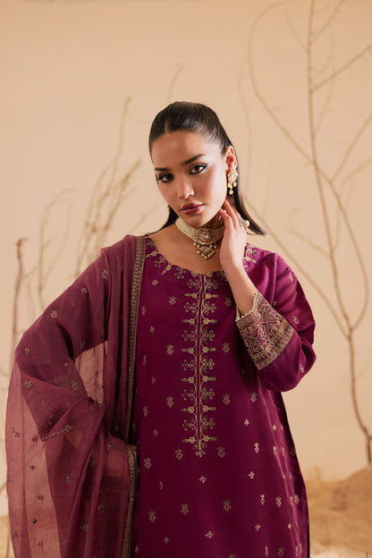 3PC Luxury Embroidered Dress- RSP12