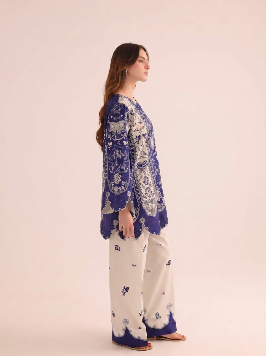 2PC Summer Lawn Dress- PRT L42961