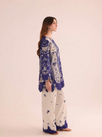 2PC Summer Lawn Dress- PRT L42961